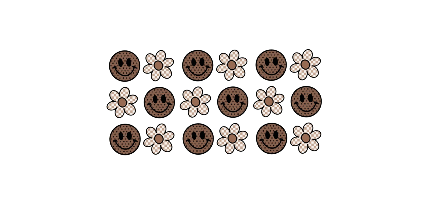 Brown Smileys Wrap