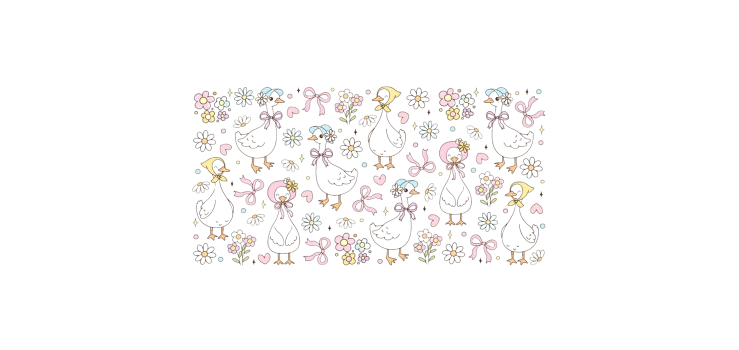 Floral Geese and Bows Wrap