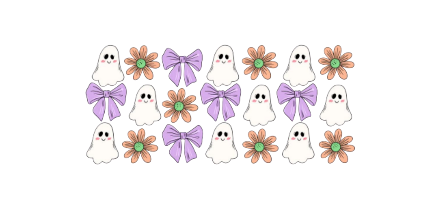 Ghosts and Flowers Wrap