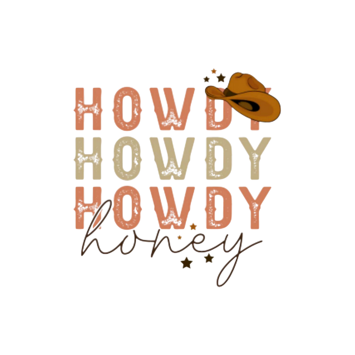 Howdy Honey - Decal