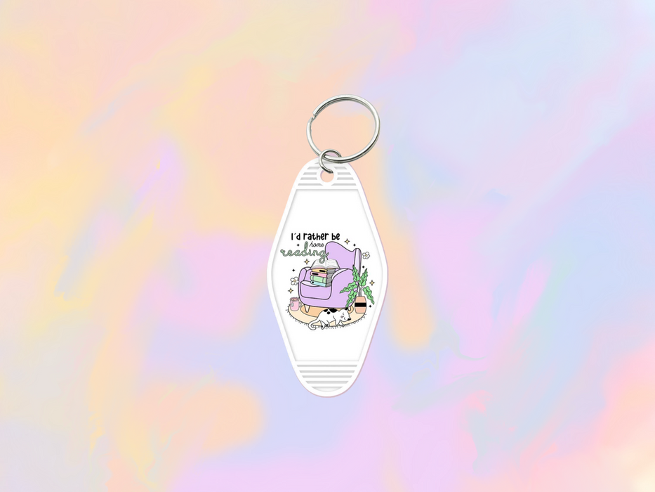 I'd Rather be Reading Motel Keychain Wrap