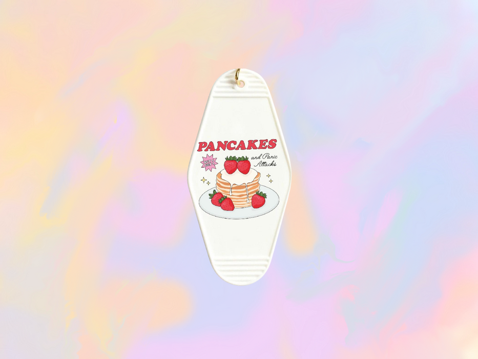 Pancakes and Panic Attacks Motel Keychain Wrap