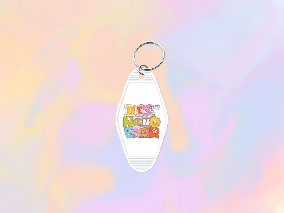 Best Nana Ever Motel Keychain Wrap
