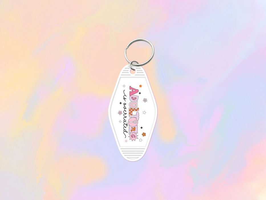 Adulting is Overrated Motel Keychain Wrap
