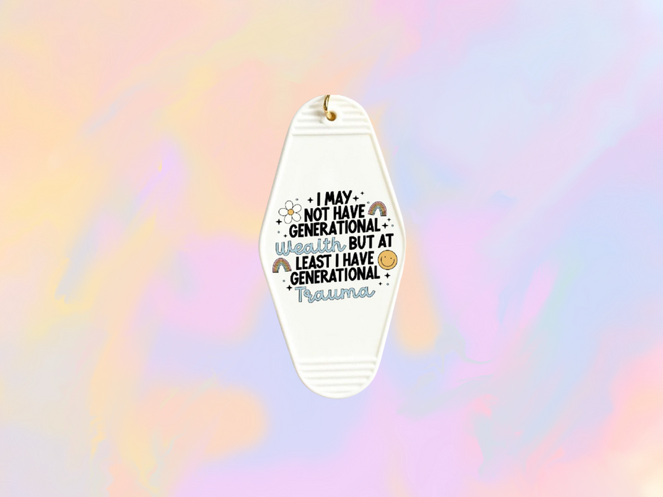Generational Trauma Motel Keychain Wrap