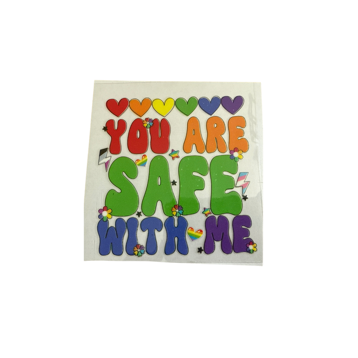 You are safe with me Decal