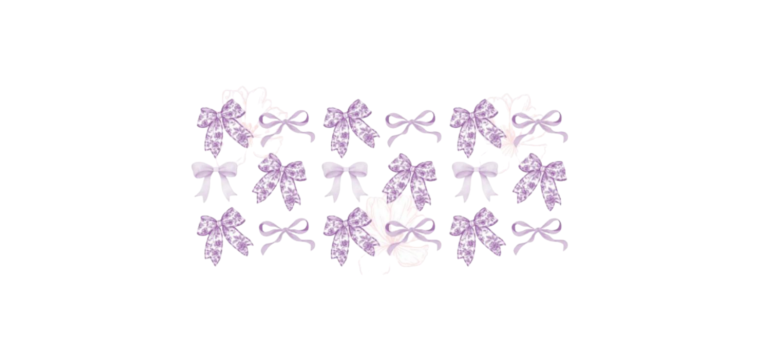 Purple Bows Wrap