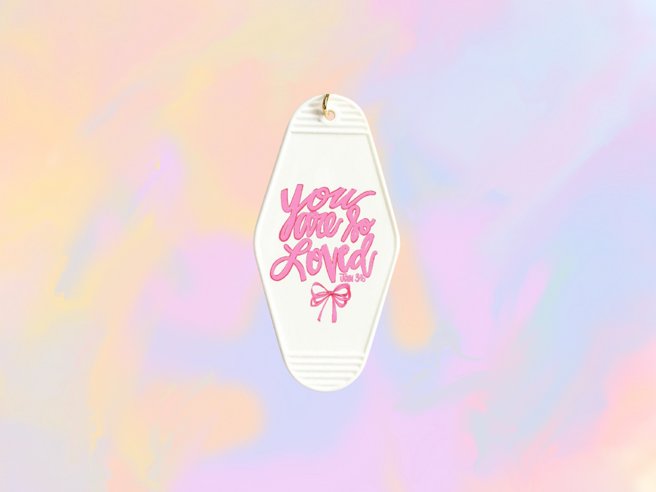 You are so Loved Motel Keychain Wrap