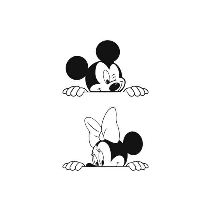 Two Mice - Decal
