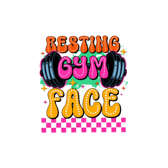 Resting Gym Face - Decal