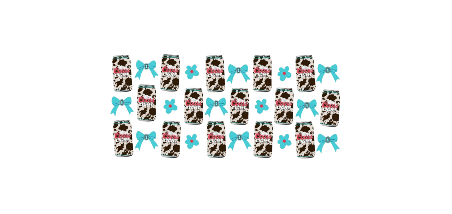 Alcohol Cow Print Wrap