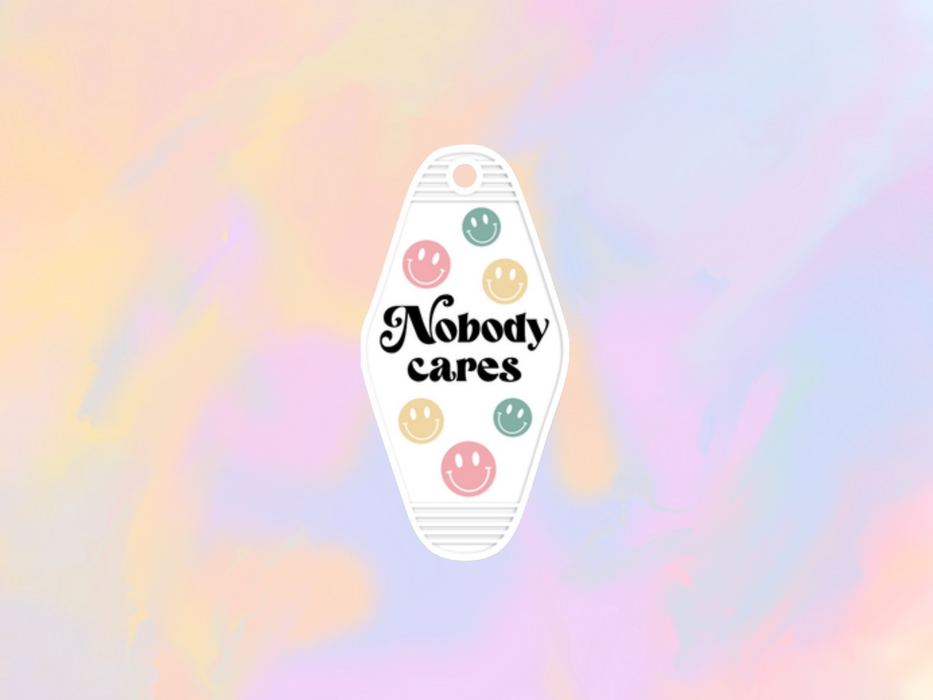 Nobody Cares Motel Keychain Wrap