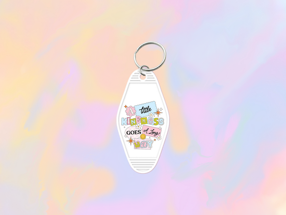 Kindness Goes a Long Way Motel Keychain Wrap