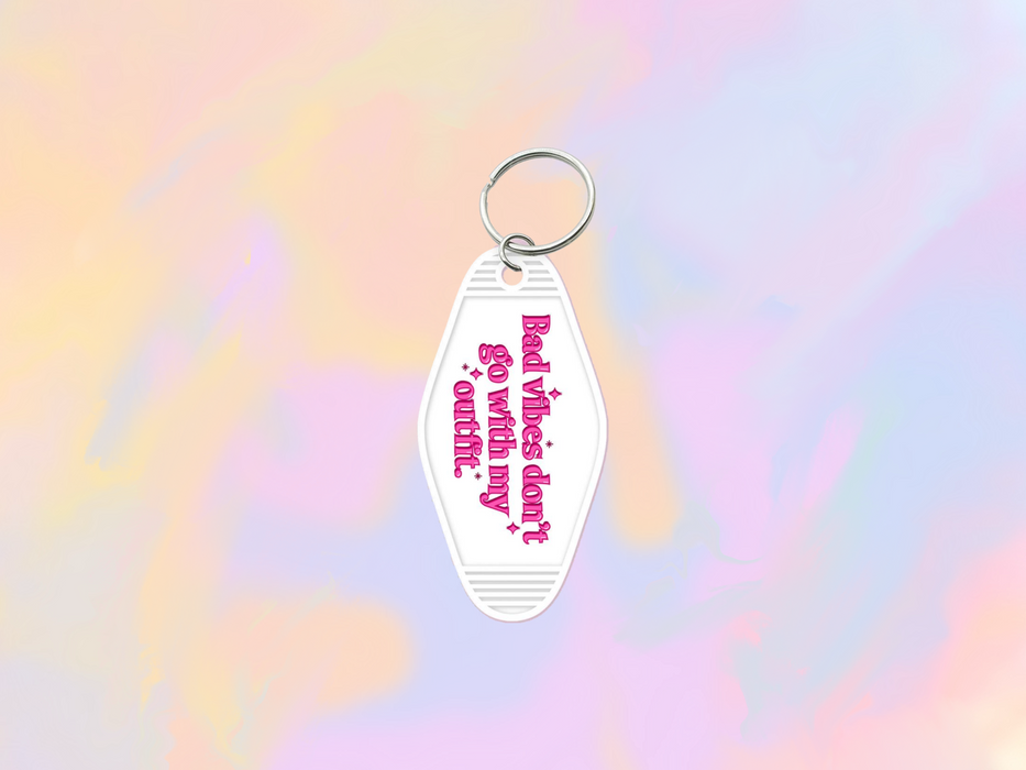 Bad Vibes Motel Keychain Wrap