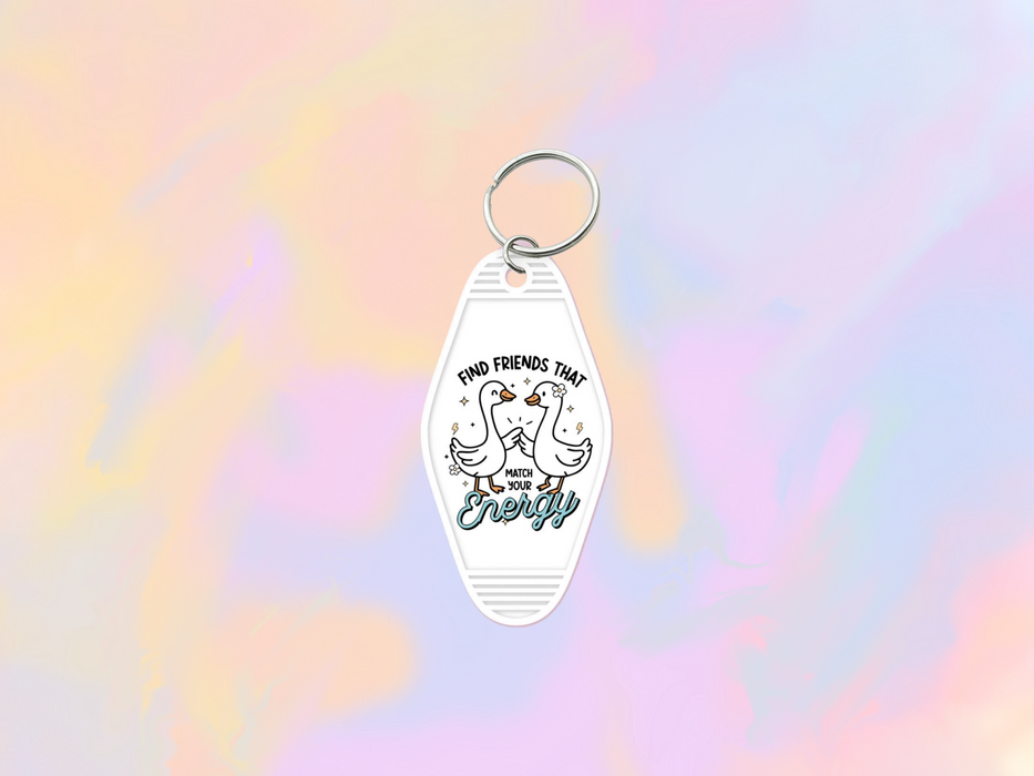 Matching Energy Motel Keychain Wrap