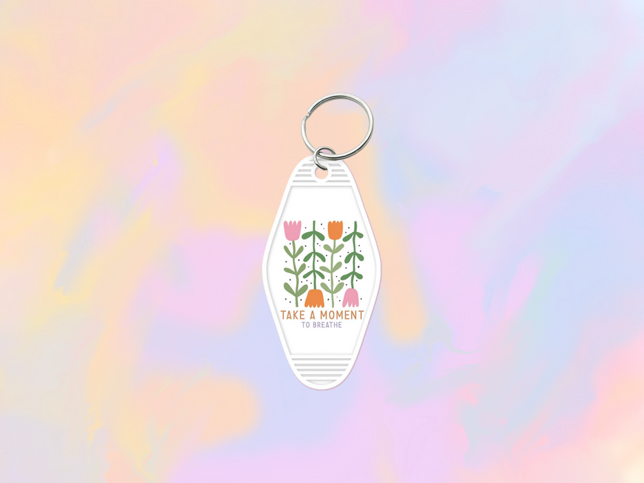 Take a Moment Motel Keychain Wrap