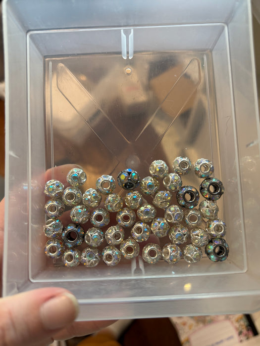 Metal Rhinestone Beads