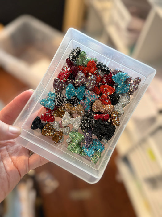 Rhinestone Bow Beads