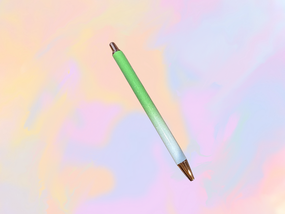 Green Ombre Metal Pen