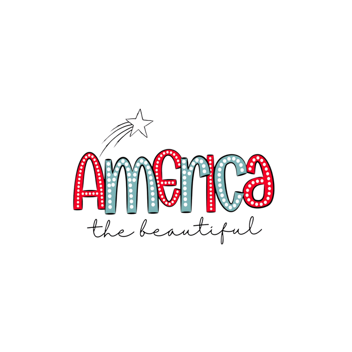 America the Beautiful - Decal