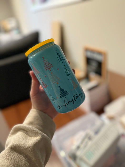 Oh Christmas Tree Glass