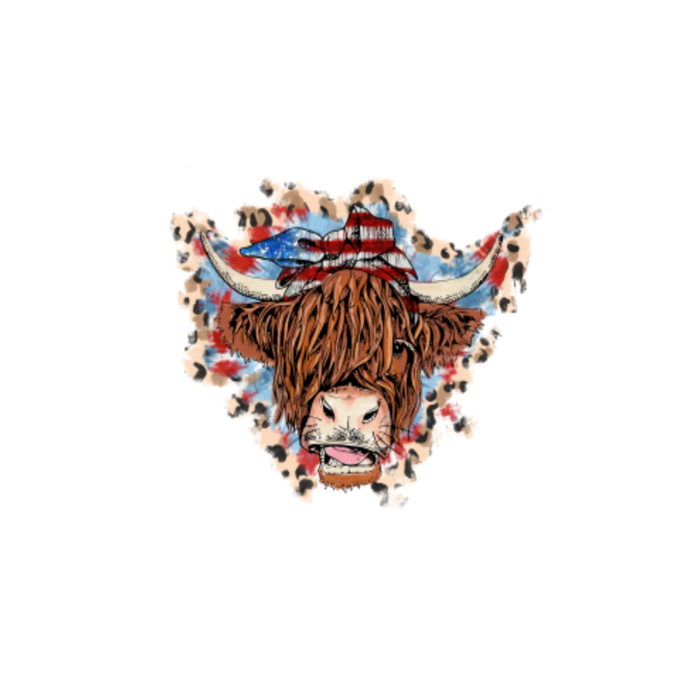 American Cow - Decal