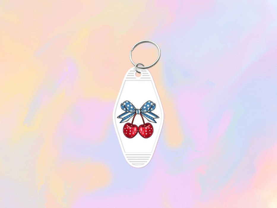 American Cherries Motel Keychain Wrap