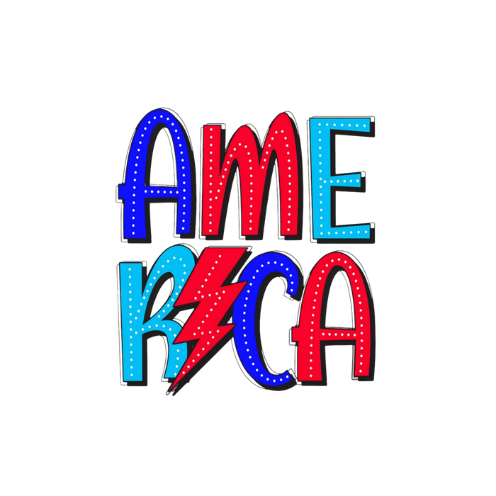 America Dots - Decal