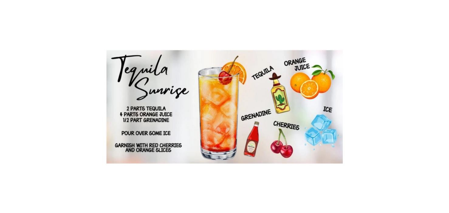 Tequila Sunrise Wrap