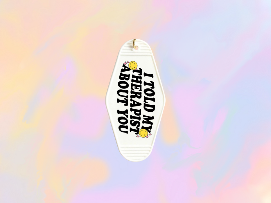 Therapist Motel Keychain Wrap