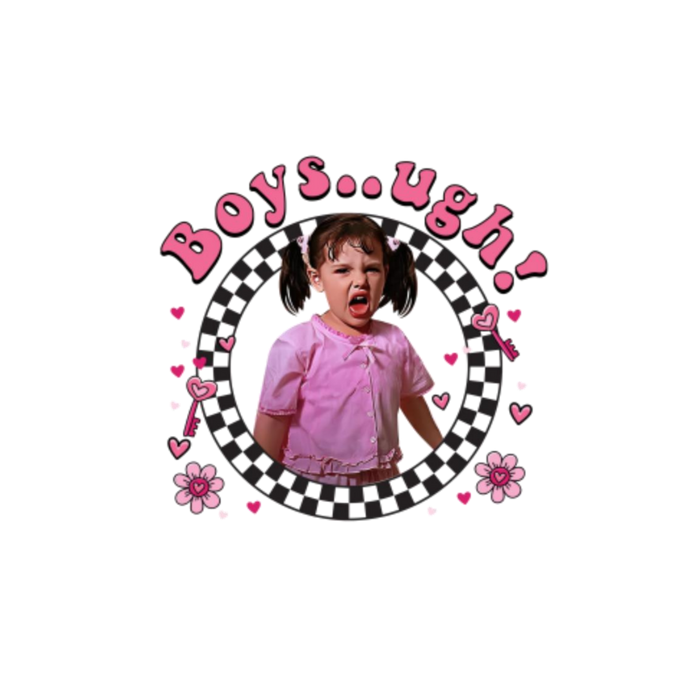 Boys....UGH - Decal