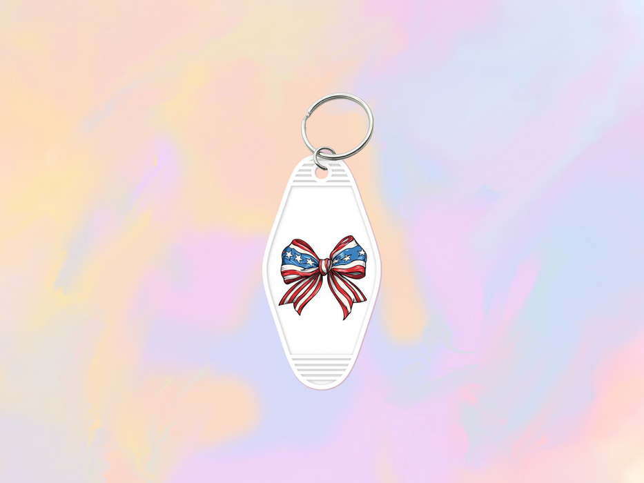 American Bow Motel Keychain Wrap