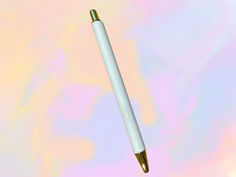 White Metal Pen