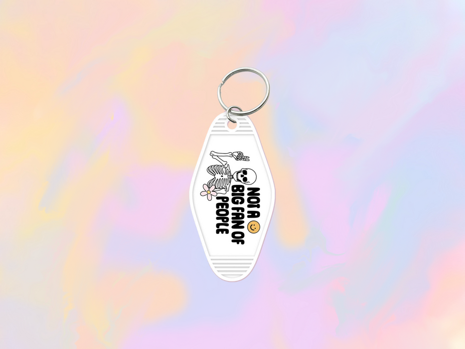 Not a Big Fan of People Motel Keychain Wrap