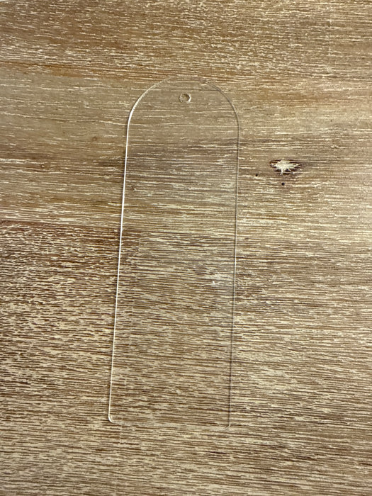 Acrylic Bookmark - Clear