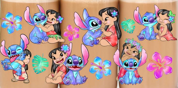 Little Blue Alien & Ohana - Double Sided