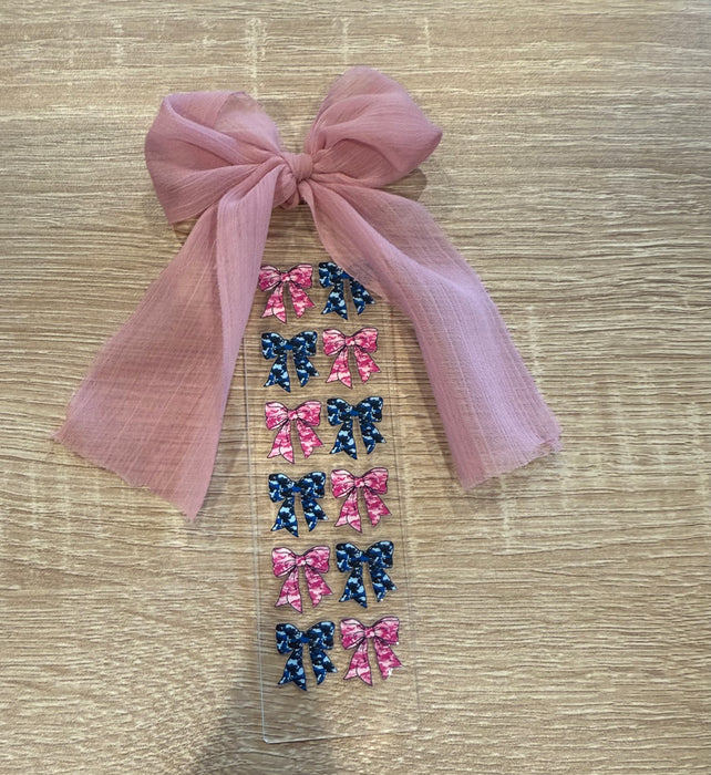 Camo Bows Bookmark