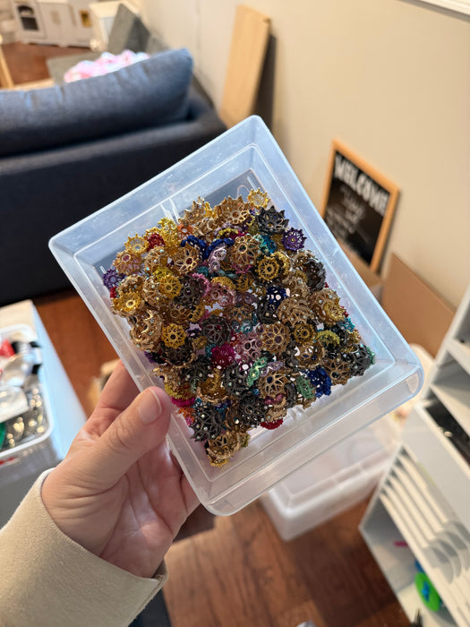 Metal Bead Caps (14-20mm mix)