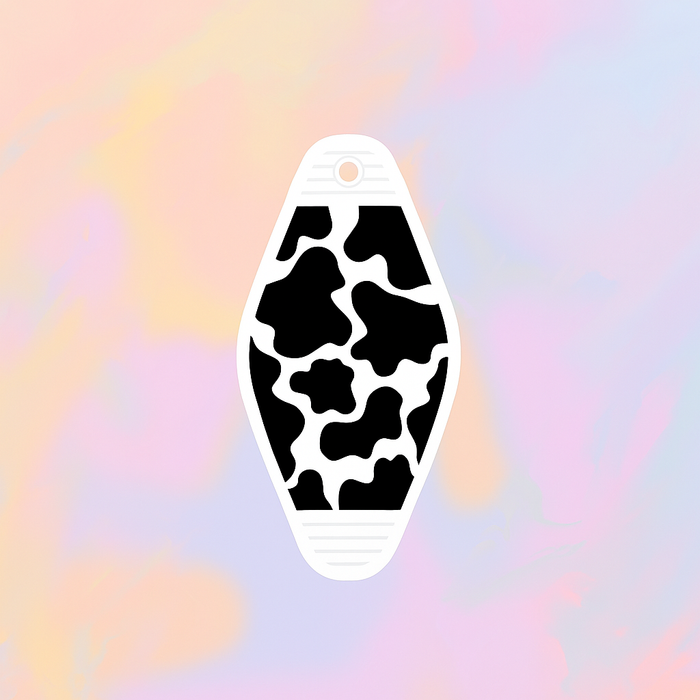 Cow Print Motel Keychain Wrap