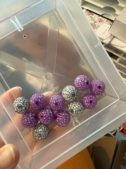 Rhinestone Web Beads