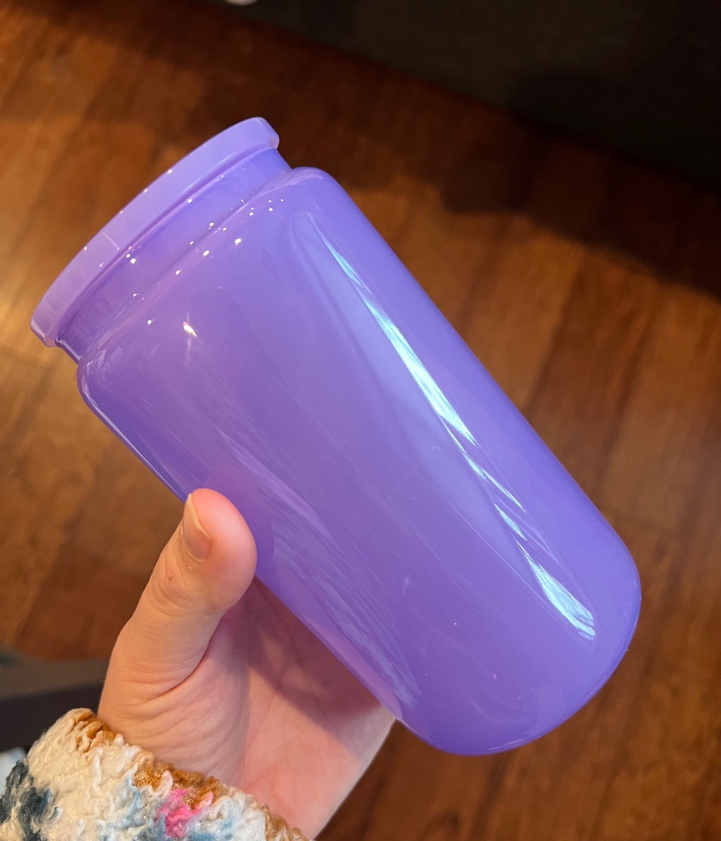 16 OZ Glass Can Cup