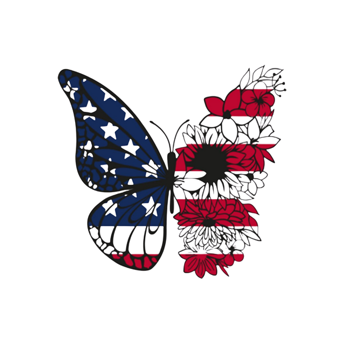American Butterfly - Decal