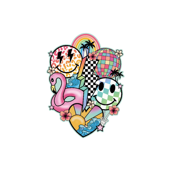 Summer Smiley - Decal