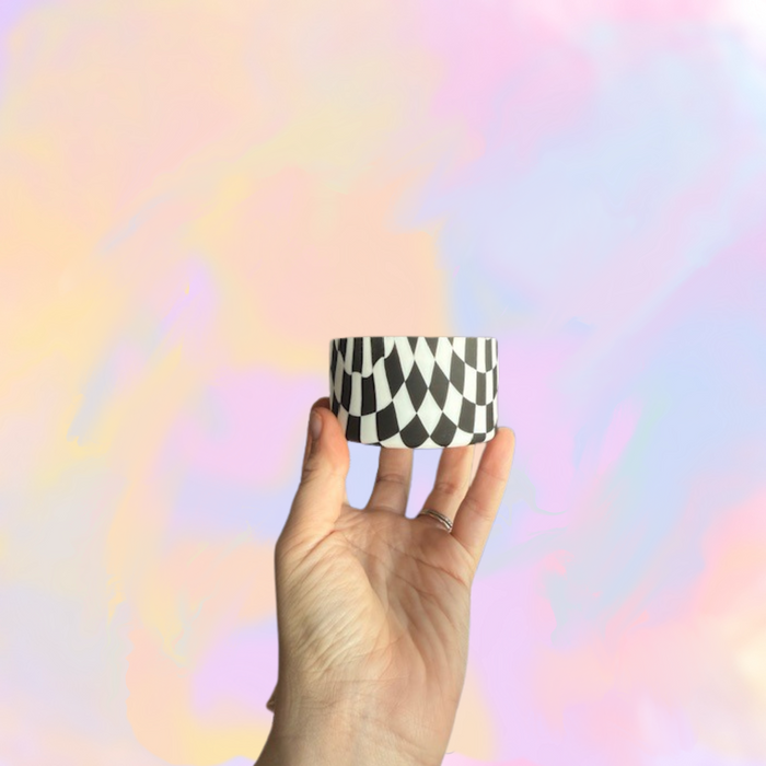 Wavy Checks Tumbler Boot