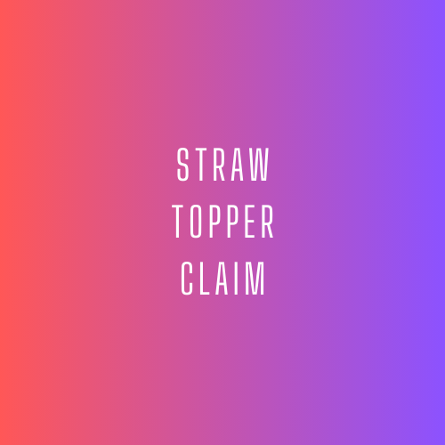 Straw Toppers & Accessories