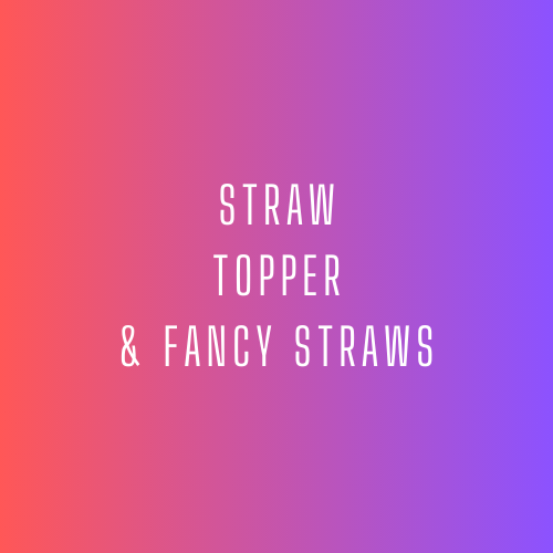 Straw Toppers & Accessories