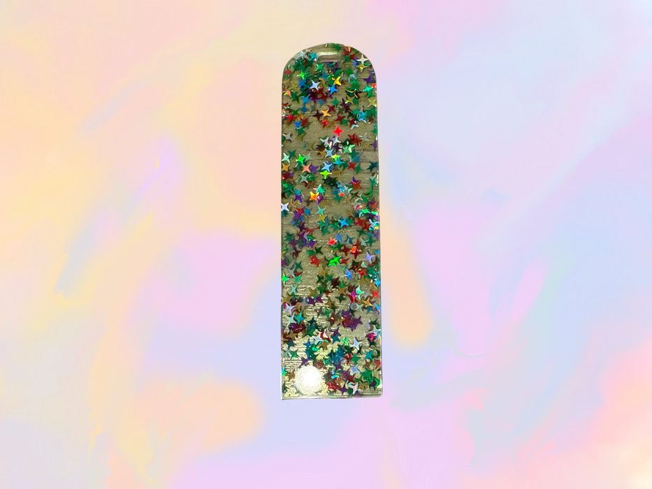 Confetti Stars Bookmark- Acrylic