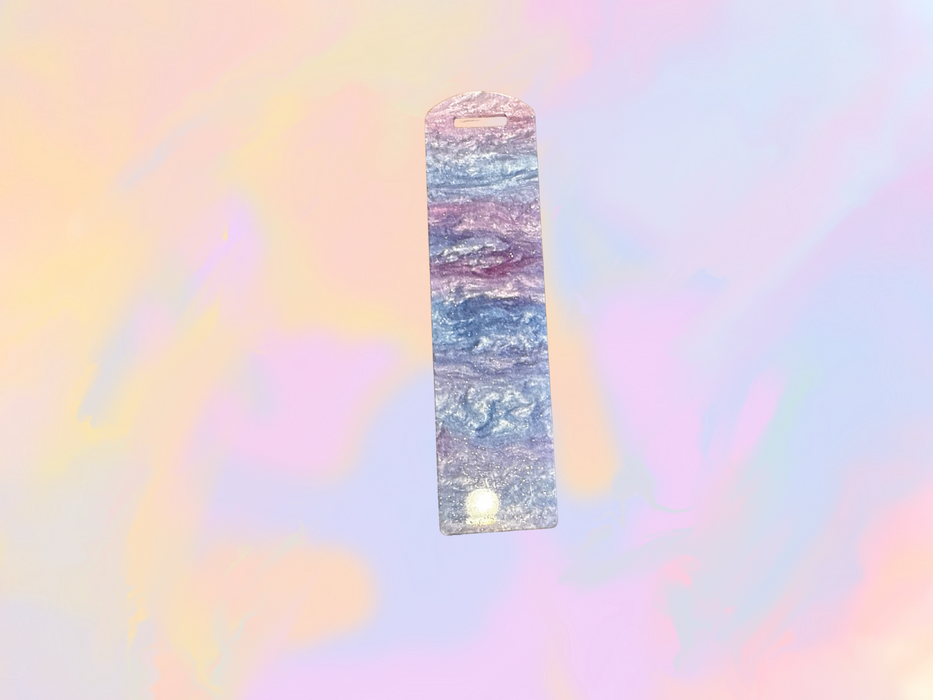 Purple Marble Bookmark - Acrylic