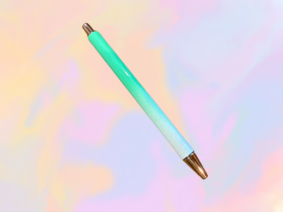 Green Ombre Metal Pen